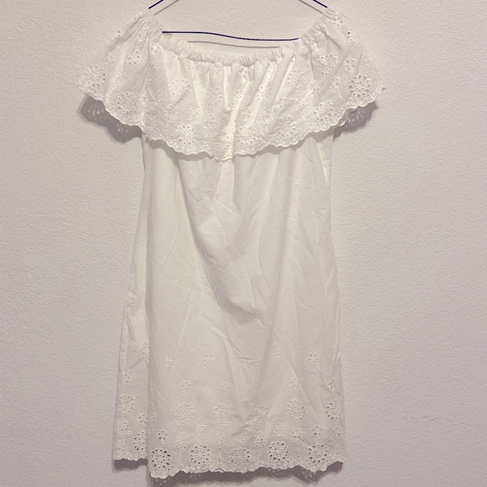 New York & Company Off the Shoulder MIDI Dress